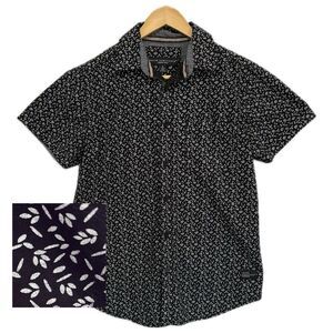 Truth Substance Mini Floral Print Shirt Mens Size Small Short Sleeve Button Down